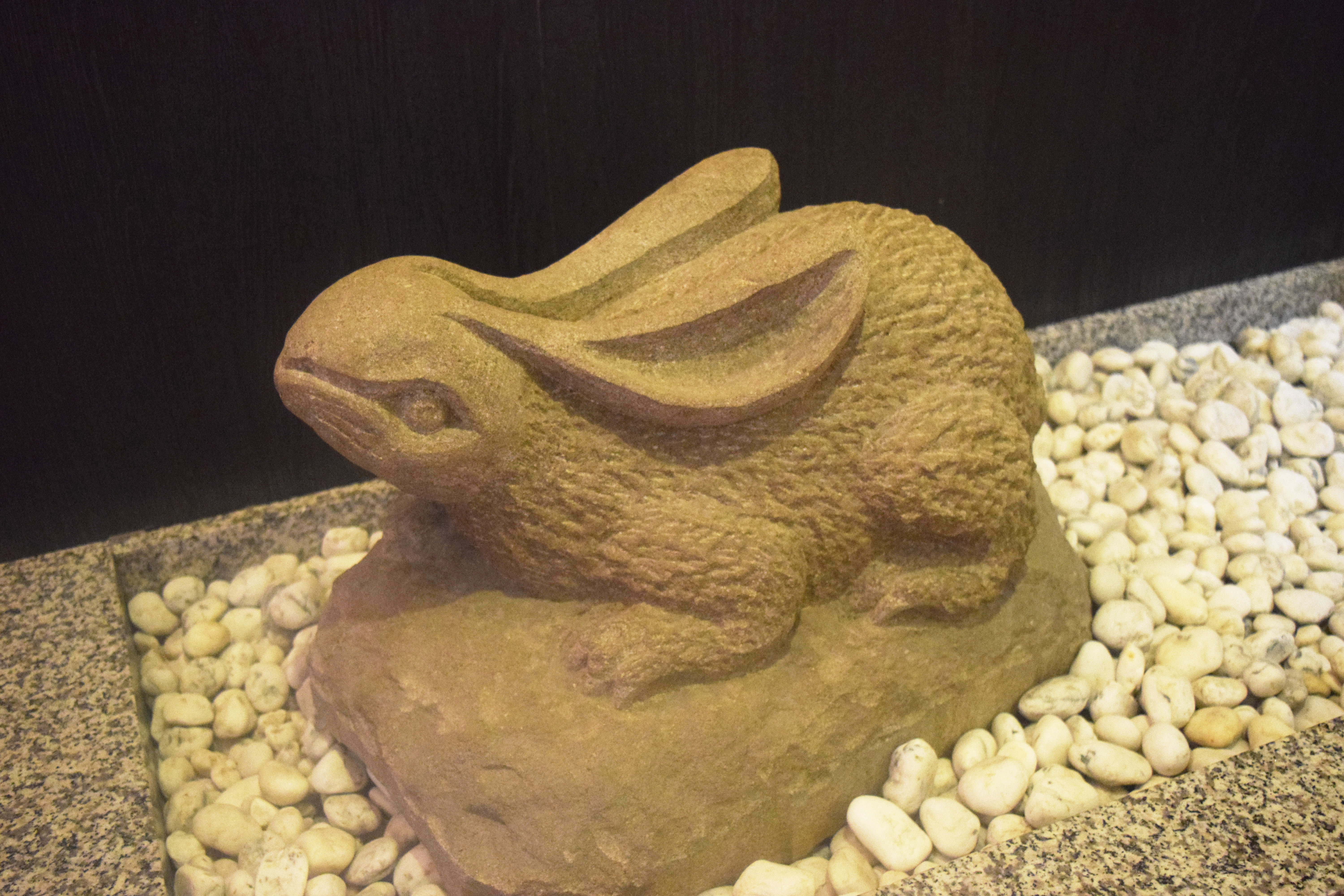 出雲モチーフ「幸運のうさぎ」館内のどこにいるか、探してみてください♪