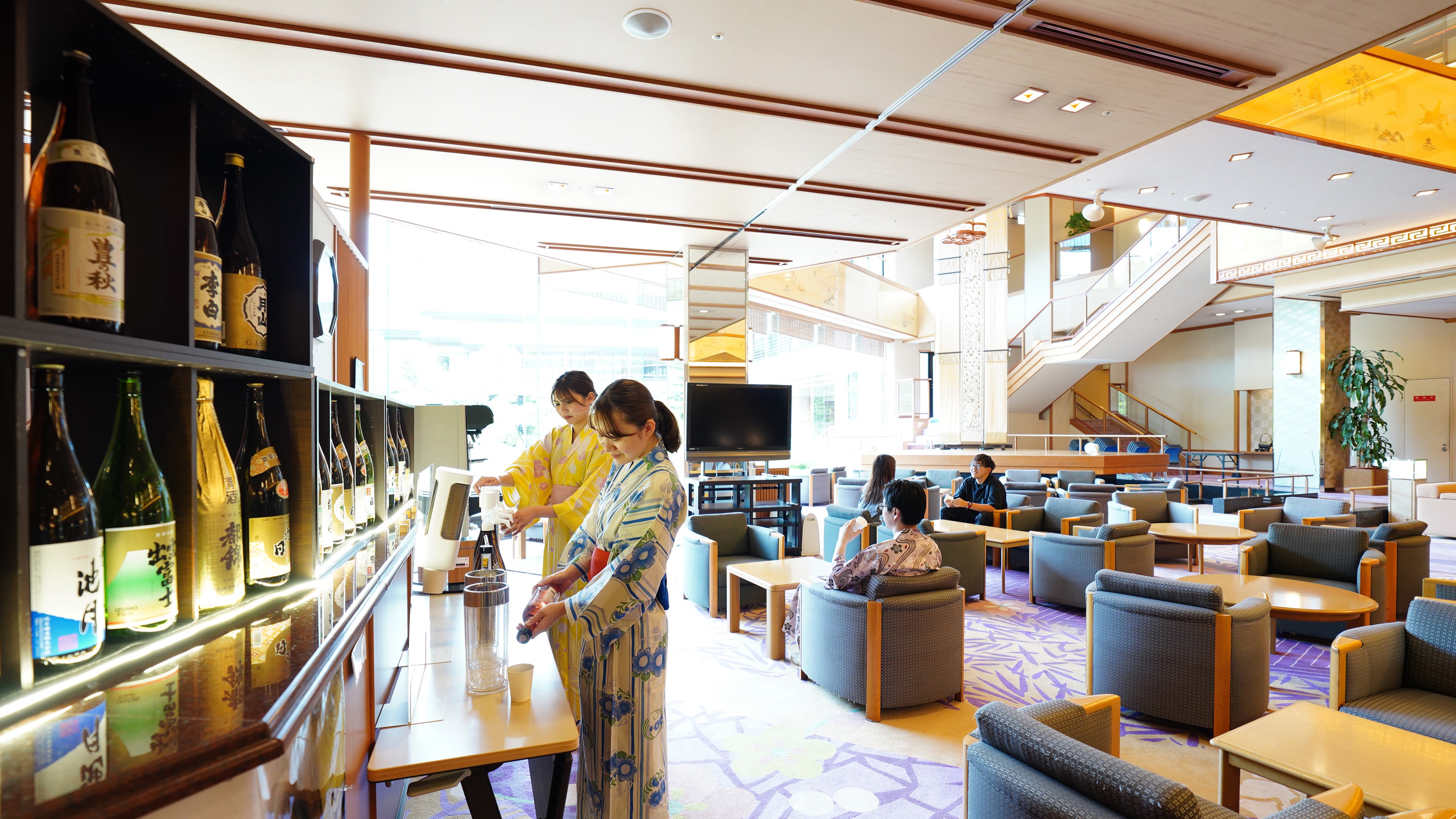 リフレッシュメントタイム（生ビール、日本酒、ソフトドリンク）