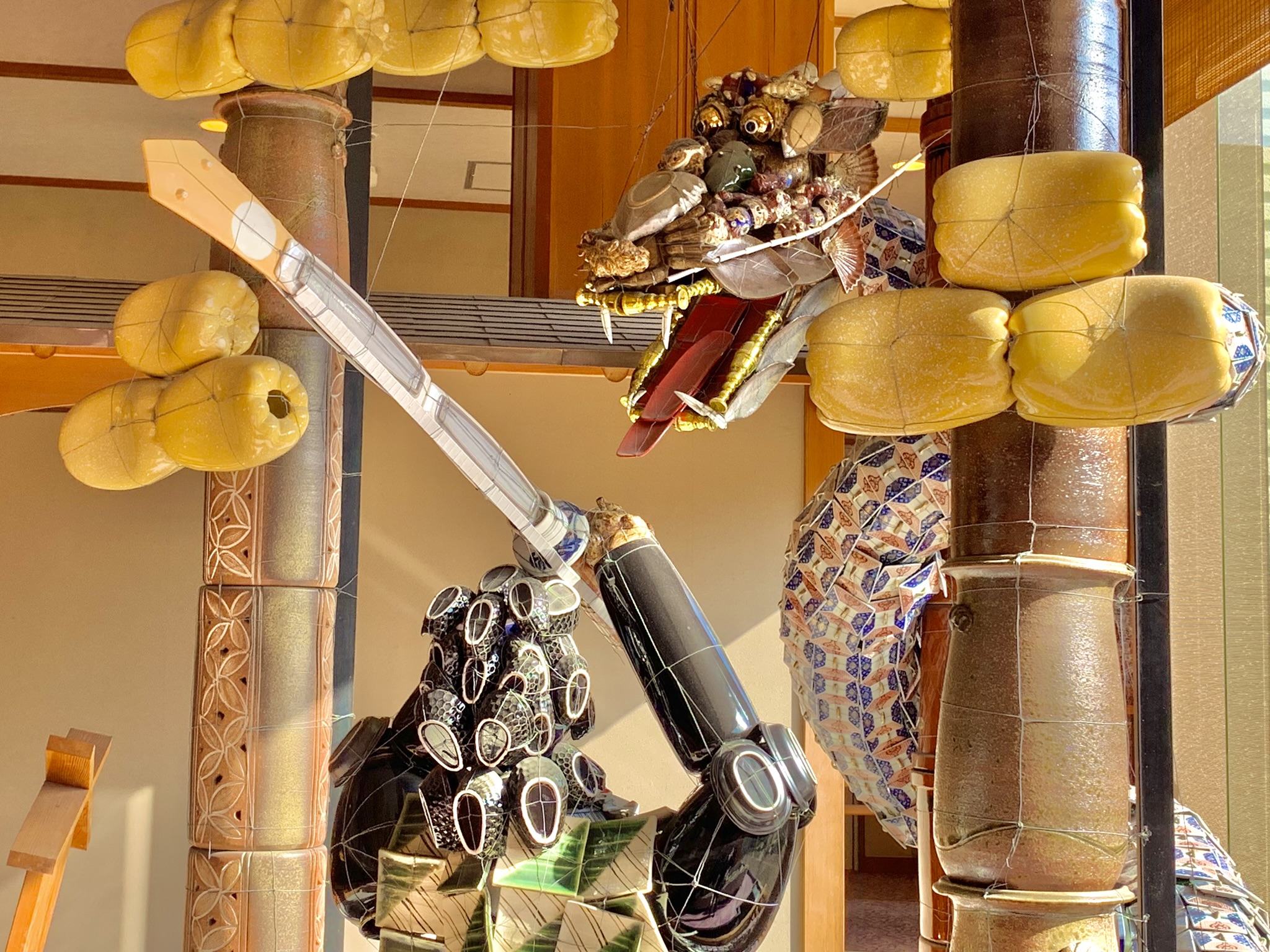 出雲モチーフ　平田一式飾りの石見神楽