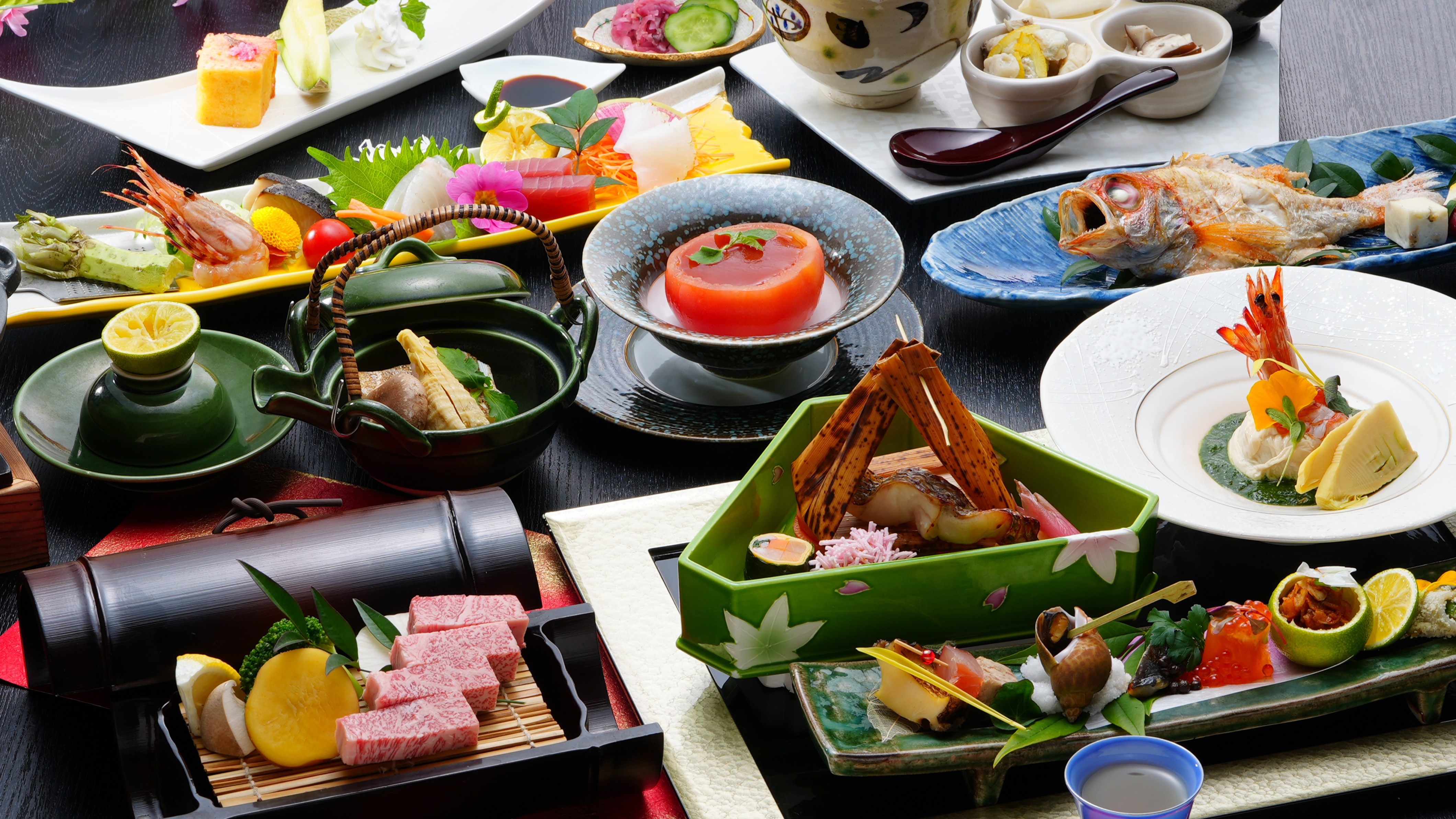 春の特上会席（2026年3月21日～6月20日）※日によって異なる場合がございます