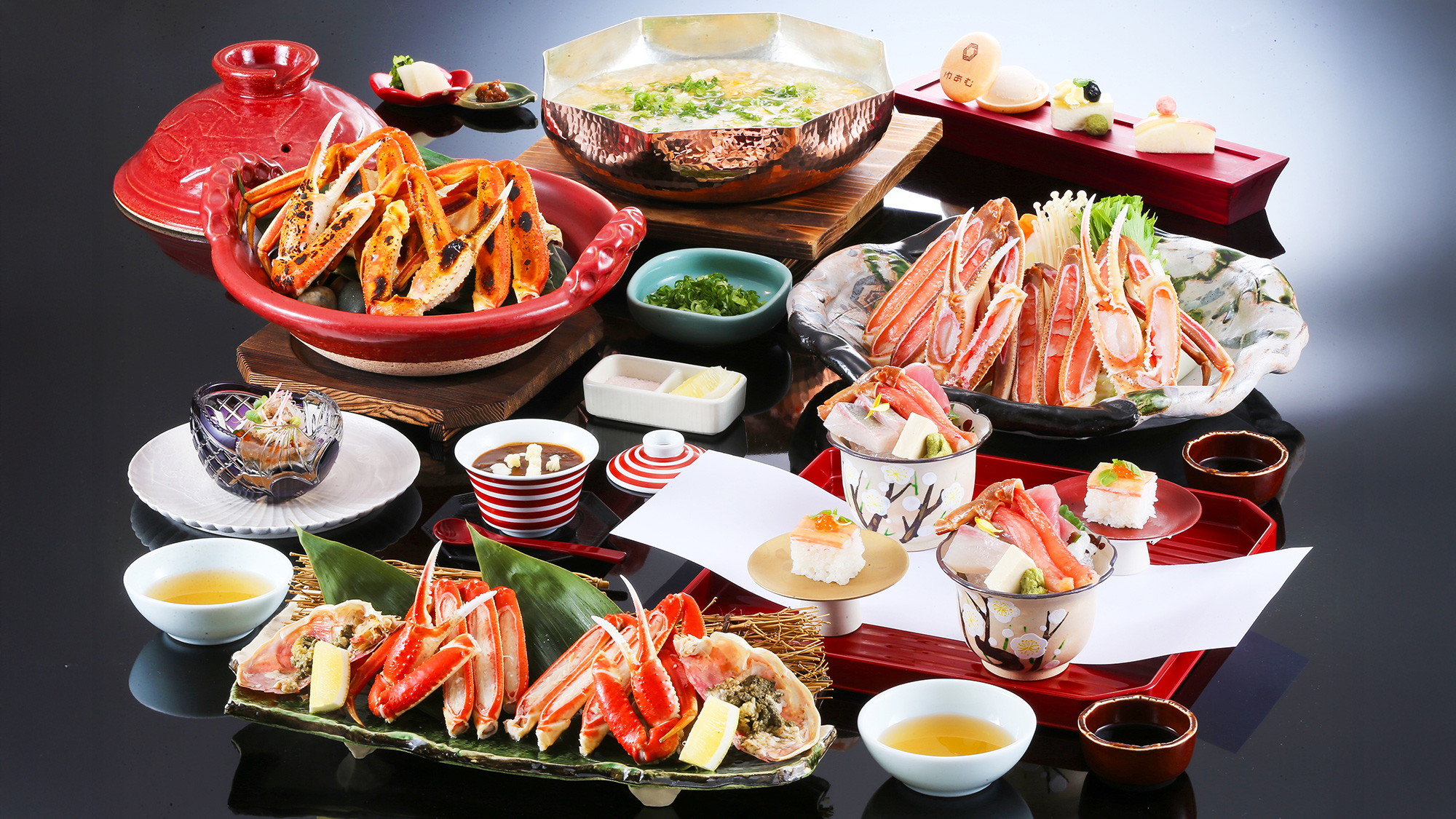 【冬限定】1.8杯相当ズワイガ二フルコース（イメージ）