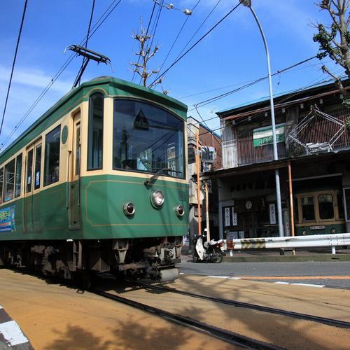 【江ノ電一日乗車券のりおりくん付プラン】休日ぶらり旅。藤沢-鎌倉間を何度でも乗車可能＊素泊まり＊