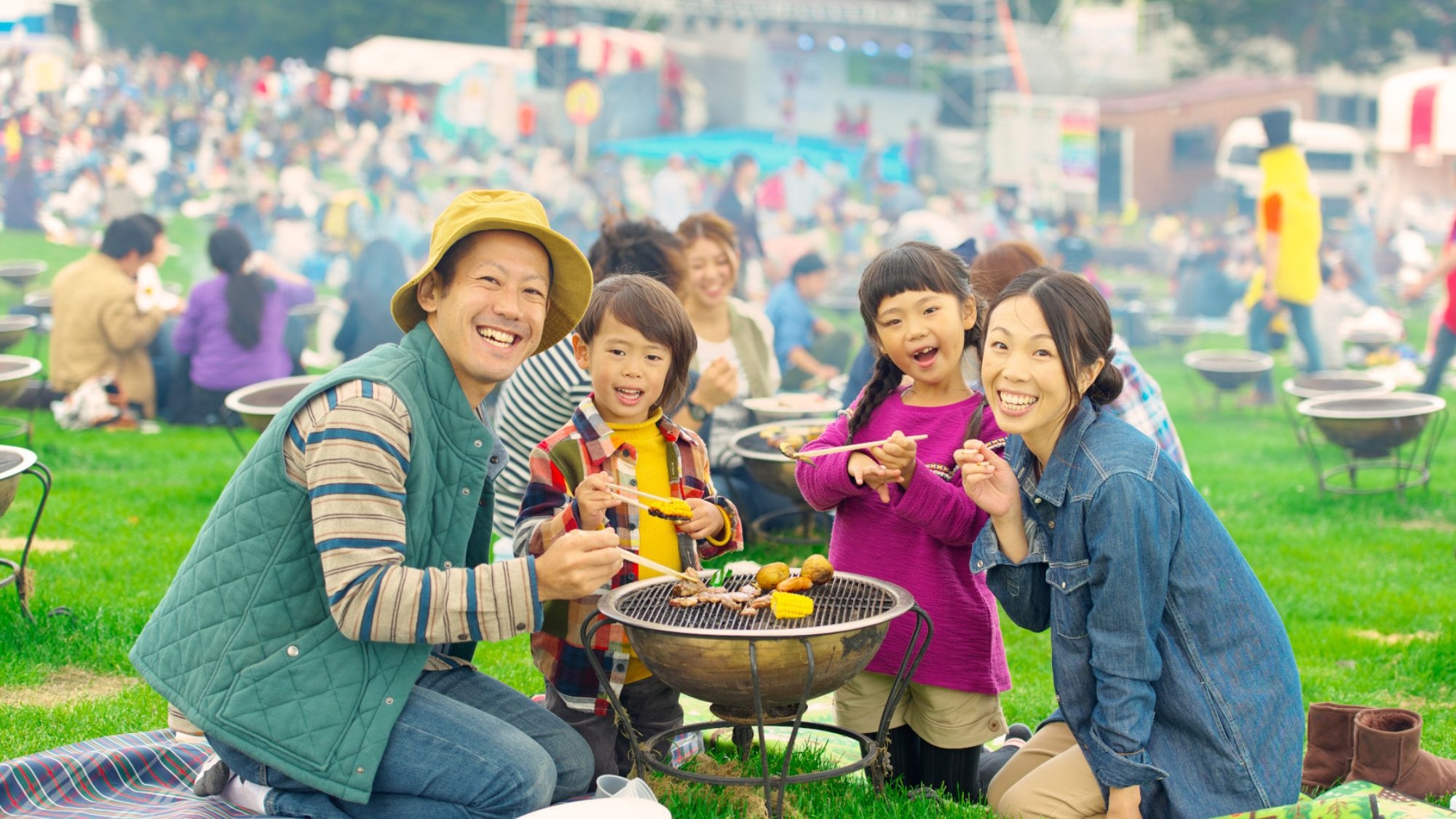【BBQ食べ放題＆遊園地あそび放題！】うまいもんまつり1日券・滞在中リゾート券・朝食付きプラン　