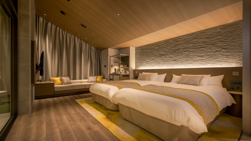 ＜事前決済限定＞ウェルネスルーム　プライベートサウナ付きスイート（食事なし）連泊プラン