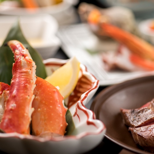 【食事(夕食)】※和食イメージ　海・山ともに近い立地、ルスツの美味しいをお届け。