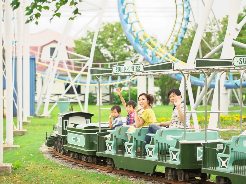 【遊園地】カントリートレイン　ご家族でお楽しみください！