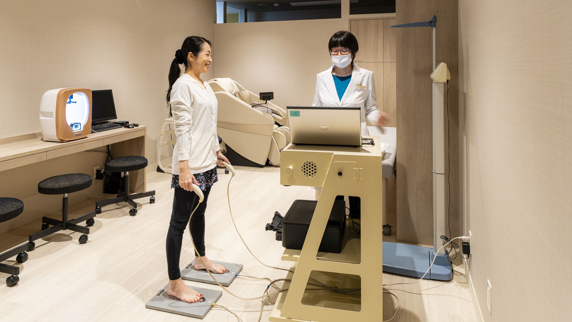 【ウェルネスカウンセリングルーム】専用ルームで体組成測定カウンセリング　※プログラムは予約制/有料