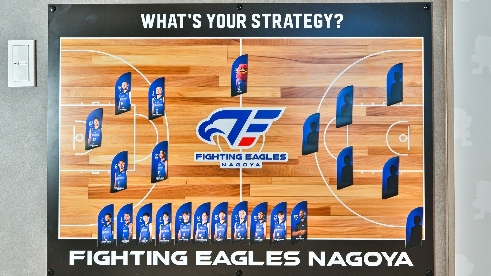 【FE名古屋プレミアムルーム】戦略ボードと選手マグネットを設置してます！