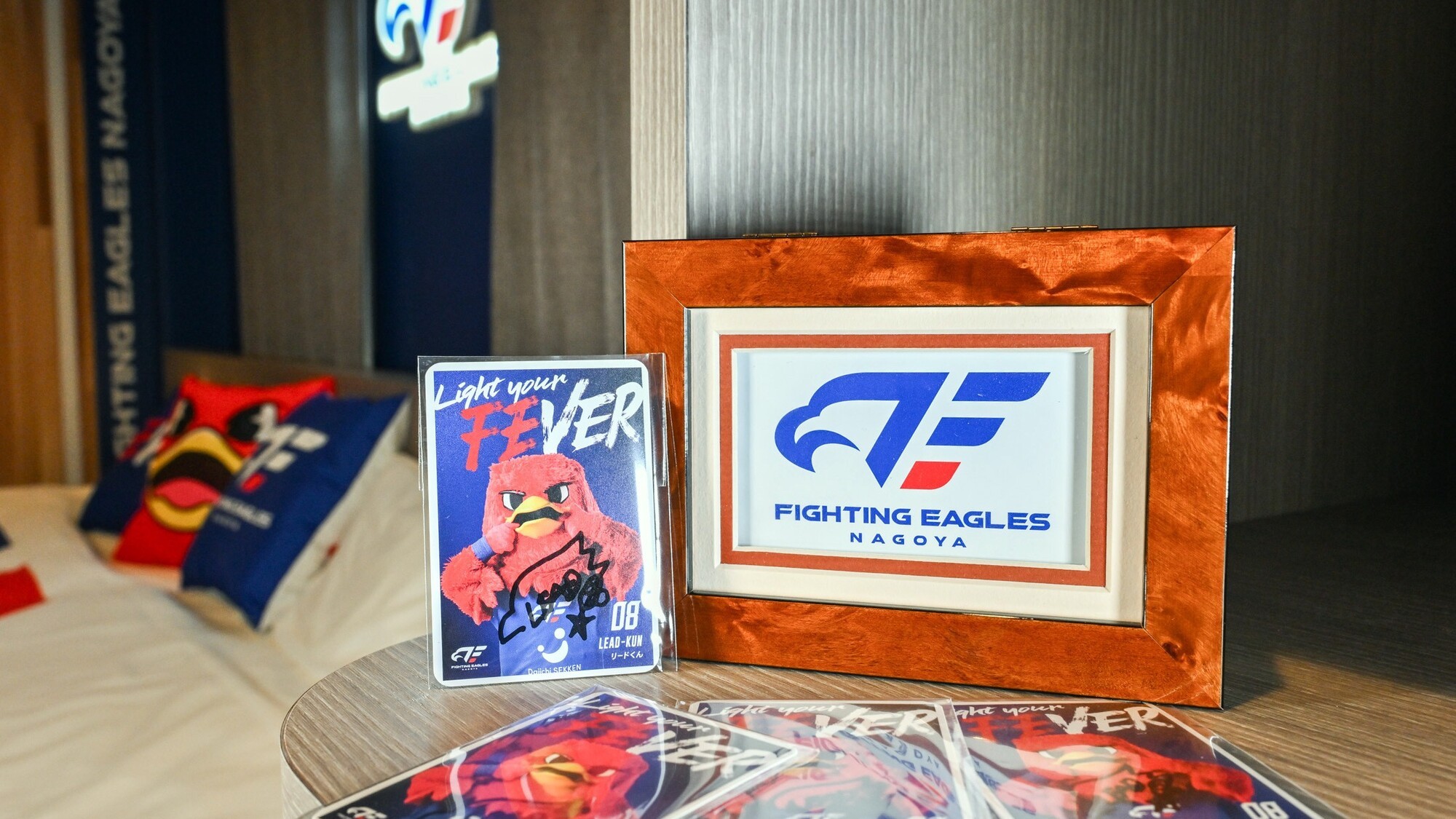 【FE名古屋プレミアムルーム】選手やリード君のオリジナルカードをプレゼント♪