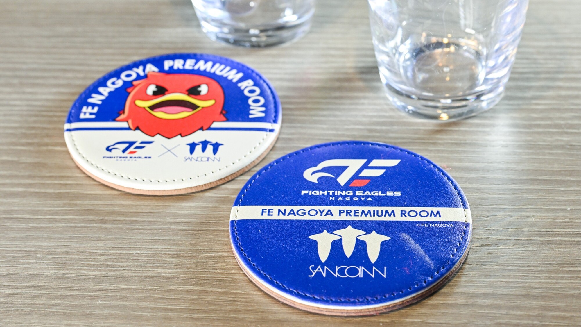 【FE名古屋プレミアムルーム】リード君のコースター可愛いですね♪