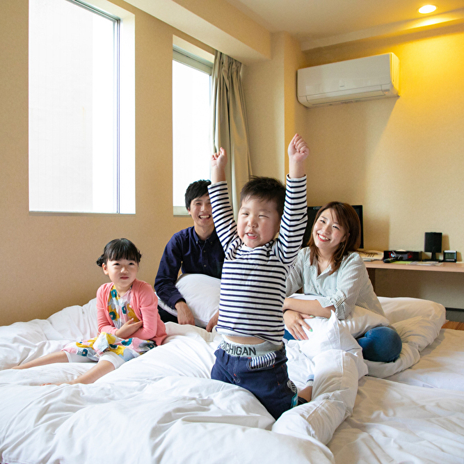 【ファミリー向け】フローリングのお部屋でゴロ寝の素泊りプラン【源泉かけ流し天然温泉】