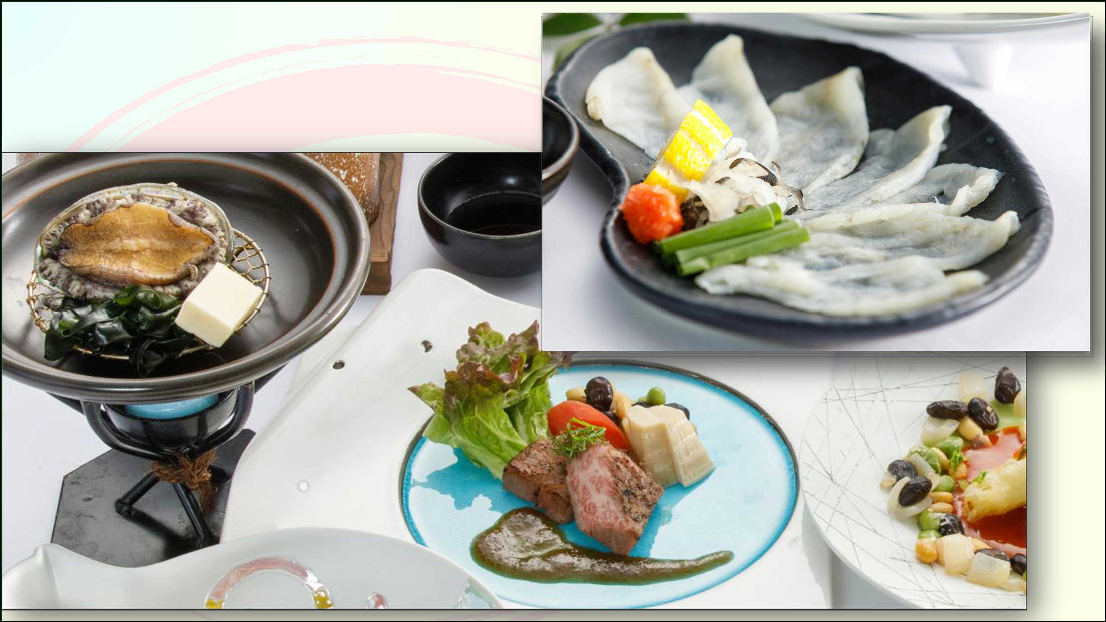 よくばりに萩旅行◆ふく・あわび・長萩和牛！お刺身3種に旨味ひろがる釜飯も