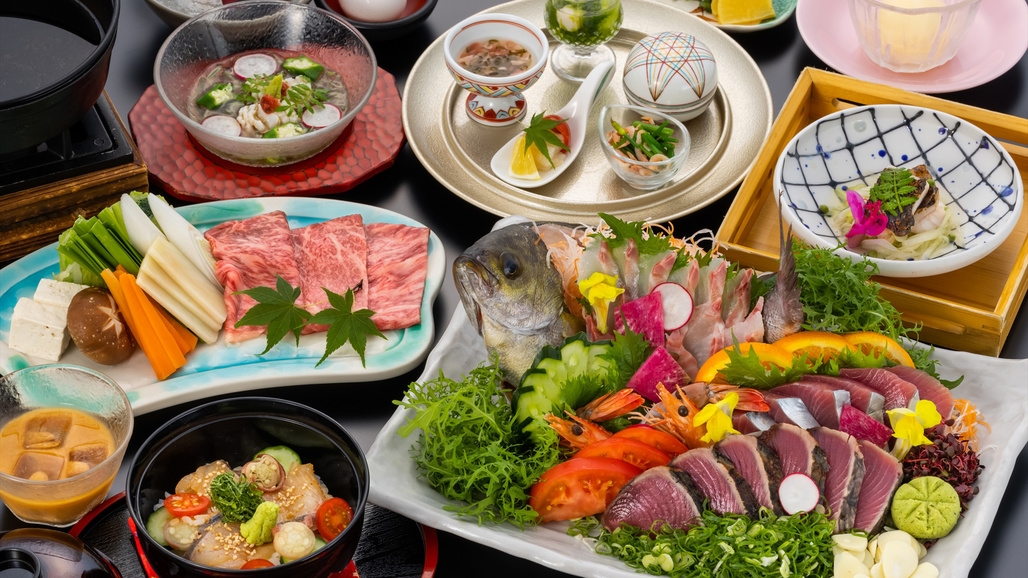 【楽天トラベルサマーSALE】創作料理《彩》渡邉料理長のおもてなし。多彩な創作日本料理に舌鼓！