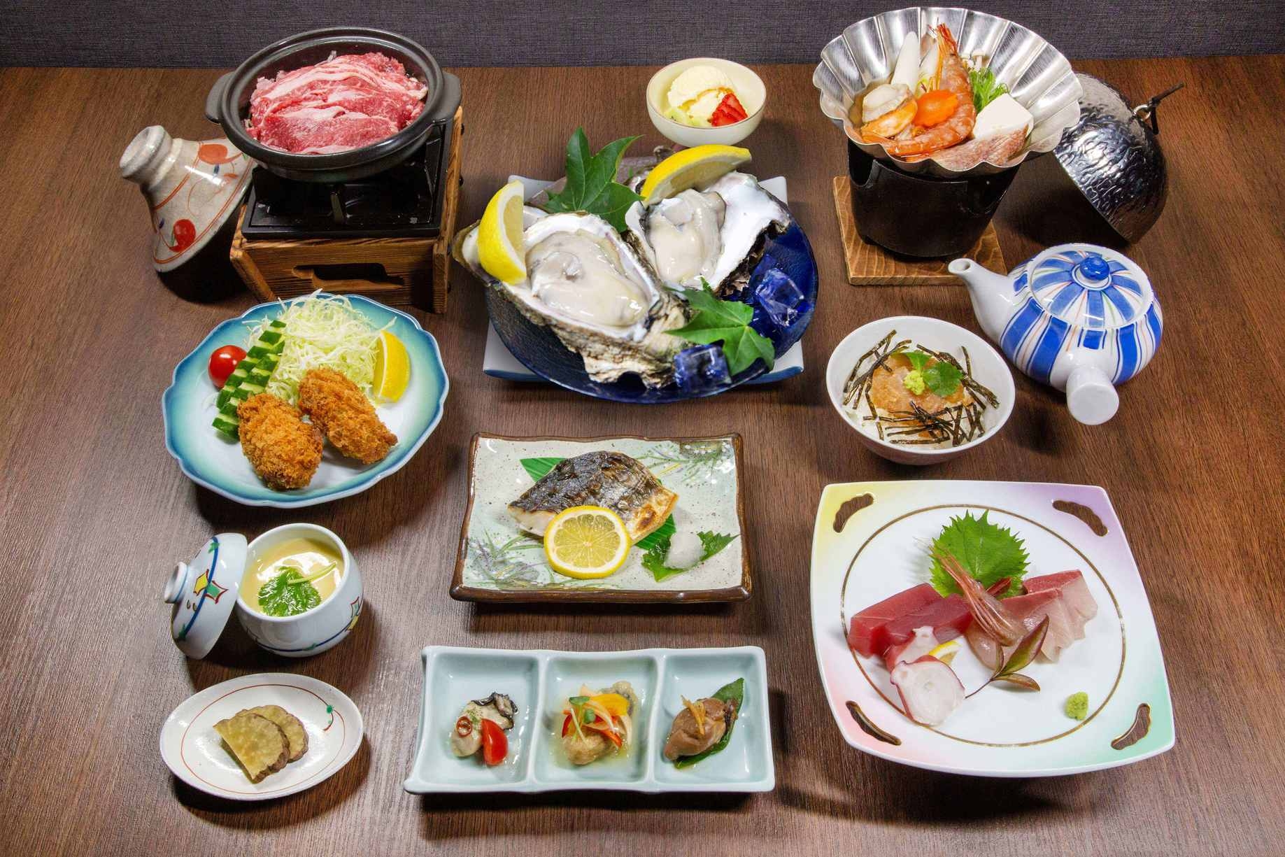 ペットとご一緒【２食付】期間限定！旬の岩牡蠣付きの1泊2食プラン