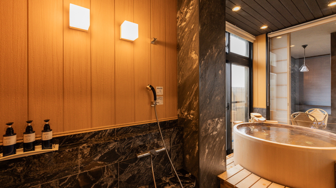 【３階・花小路（はなこうじ）】温泉半露天風呂＆テラス付和モダンスイート