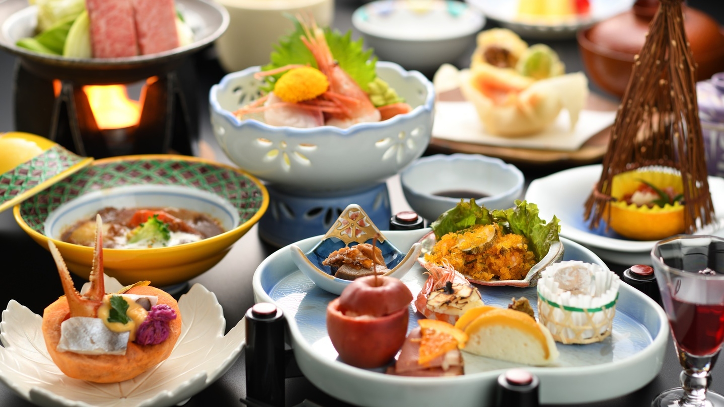 【四季の膳】〜松〜贅沢食材を使った当館最上級の和会席を堪能！特典付お籠りStay＜朝夕お部屋食＞