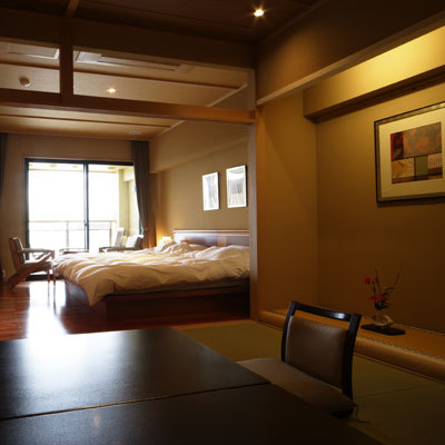 Suite with open-air bath [Kaze no Niwa] Guest room with high-class open-air bath