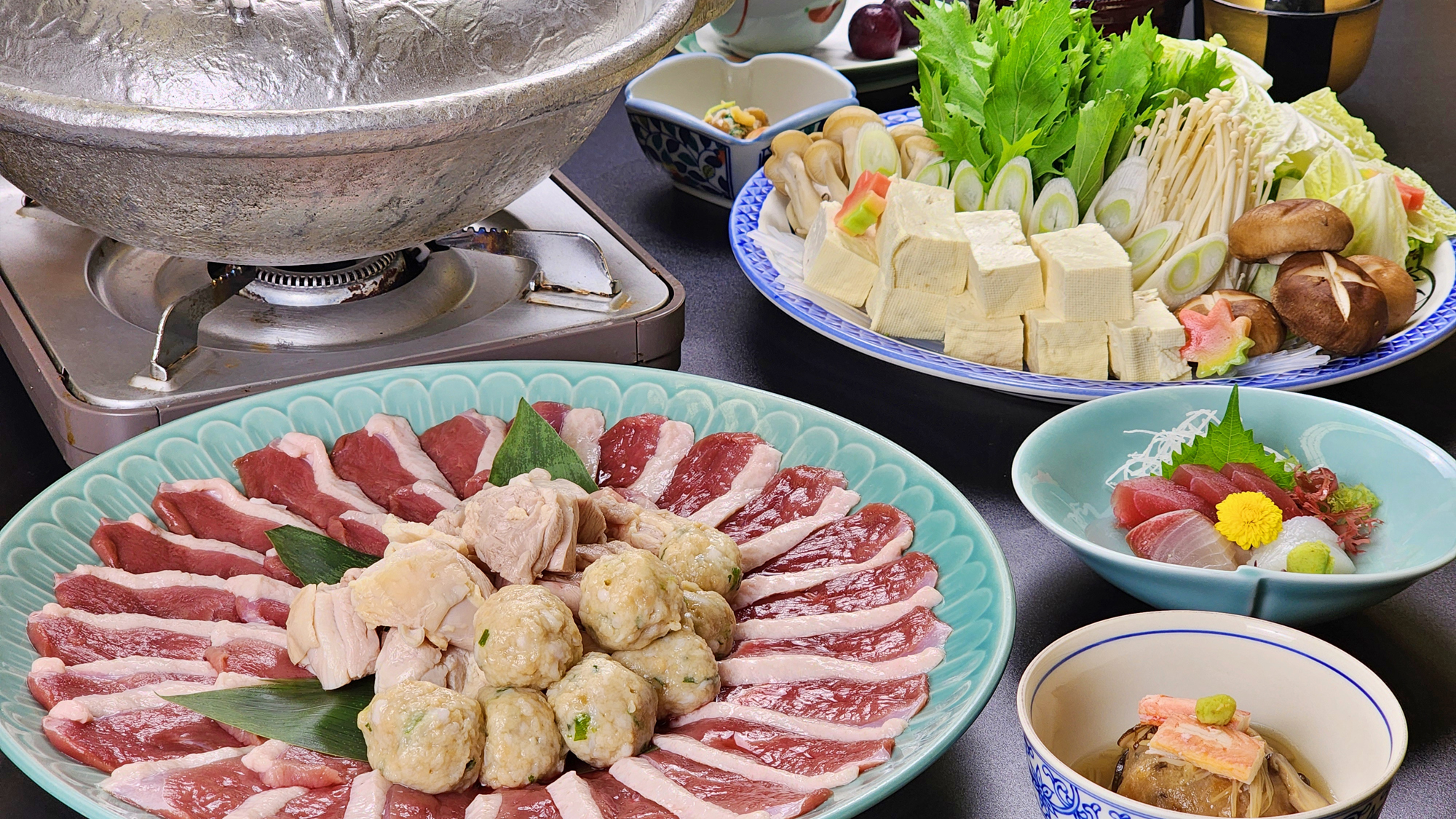 【食事】竹林院名物の利休鍋 