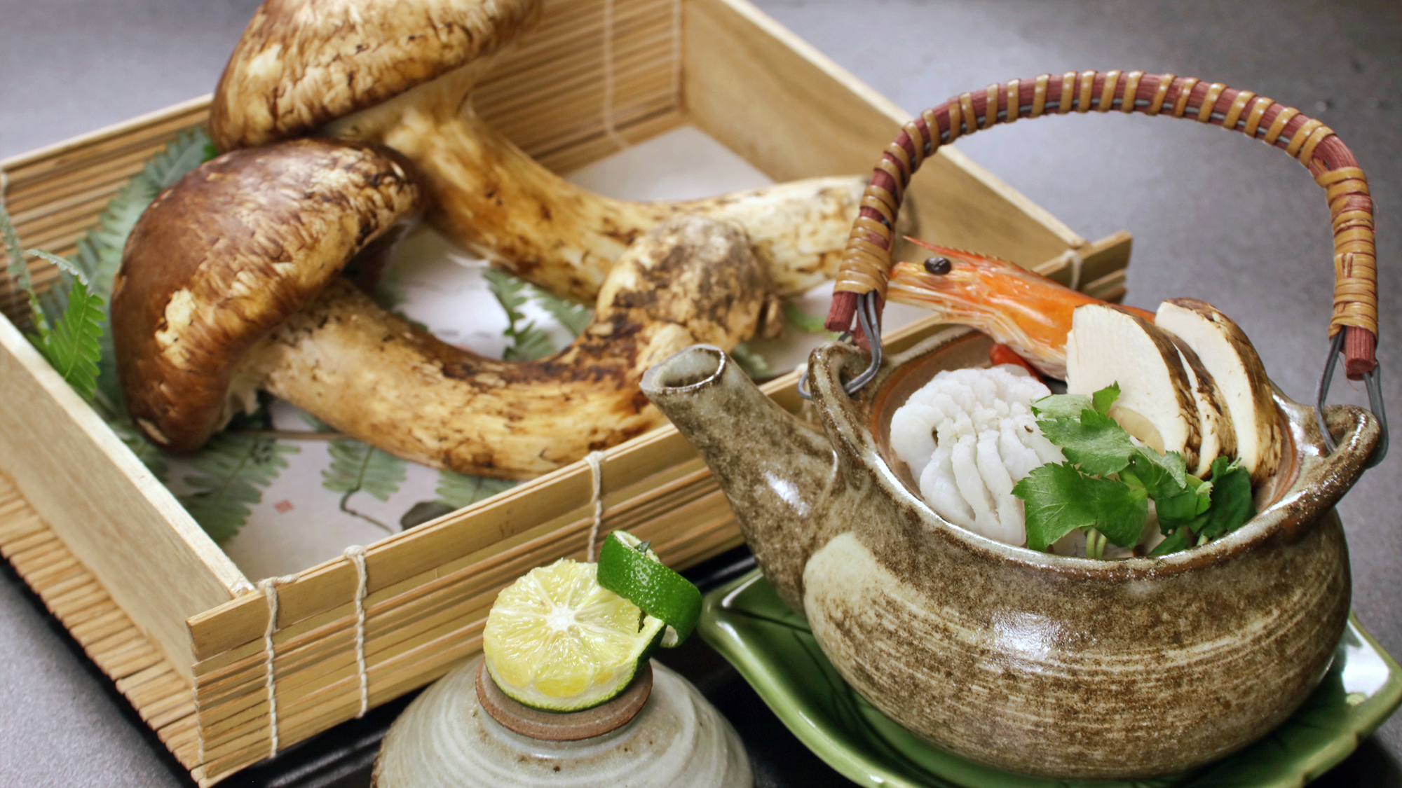 【食事】松茸会席 