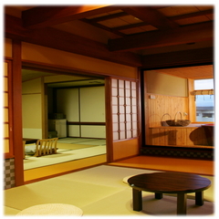 次の間付露天風呂付和室の一例