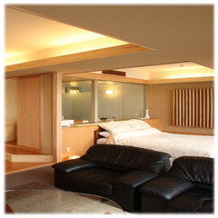 スイートルームリビング