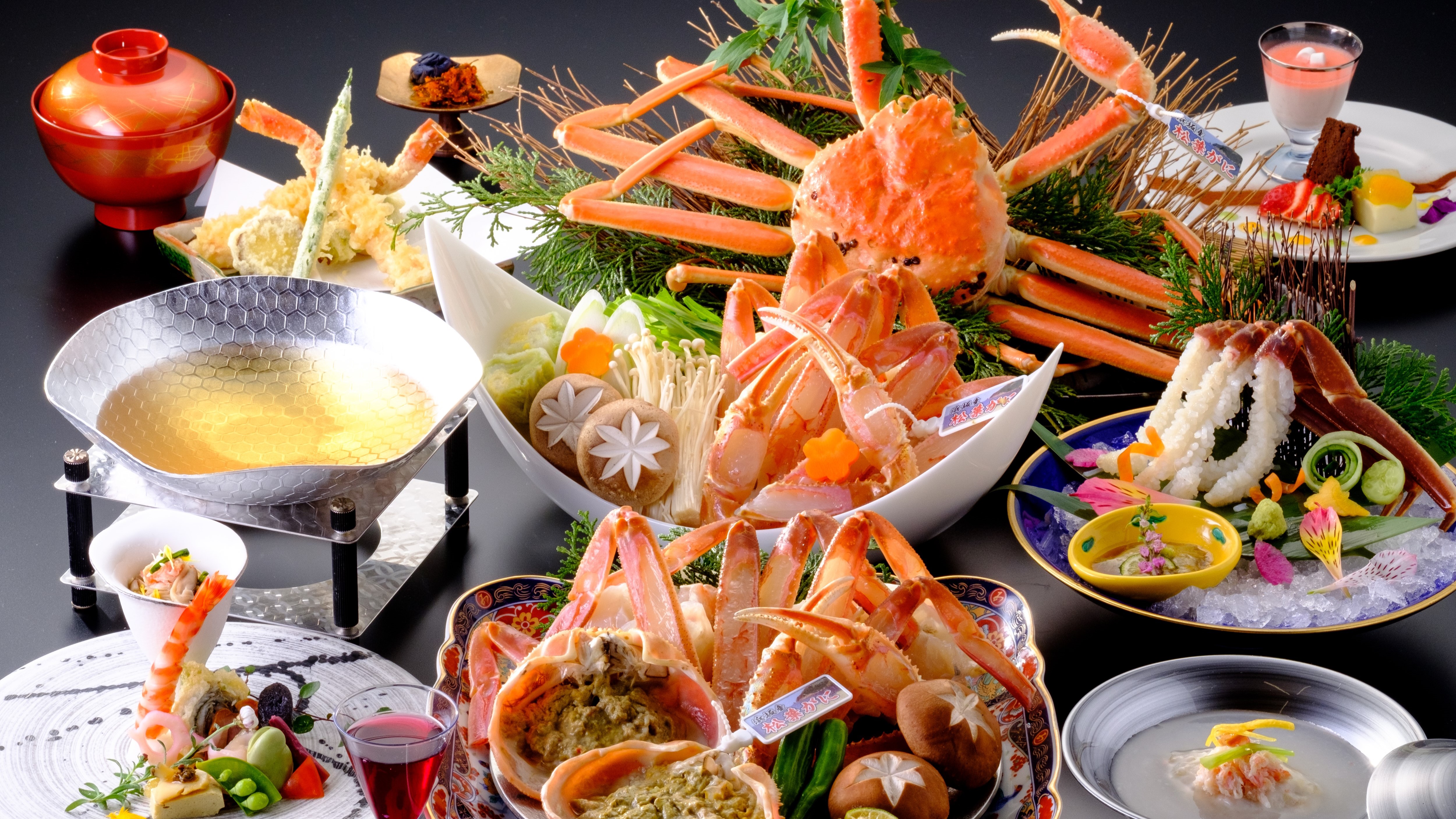 松葉蟹づくし　※料理イメージ