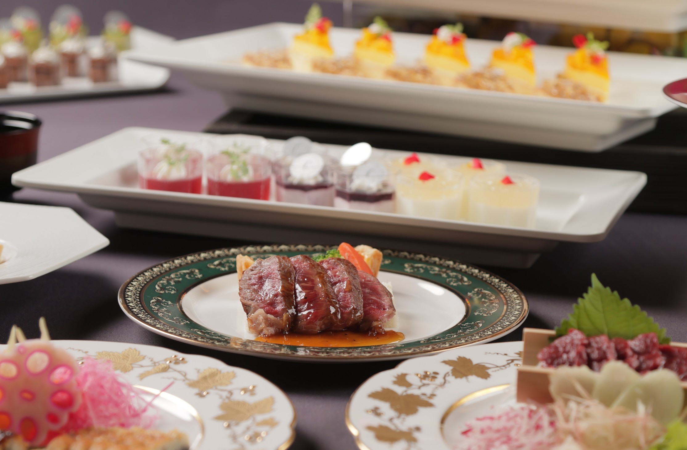 【食数限定】夕食甲州ワインビーフ付特選コースと温泉満喫♪2食付《C/I15:00 C/O10:00》