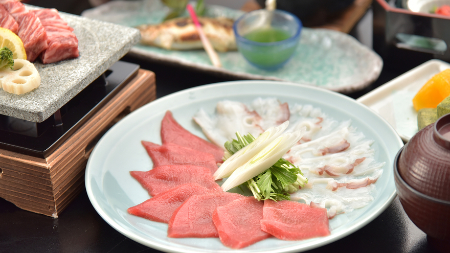 【楽天月末セール】〜夕食個室食〜＜水蛸＆本マグロのしゃぶしゃぶ＞海の魅力を味わう