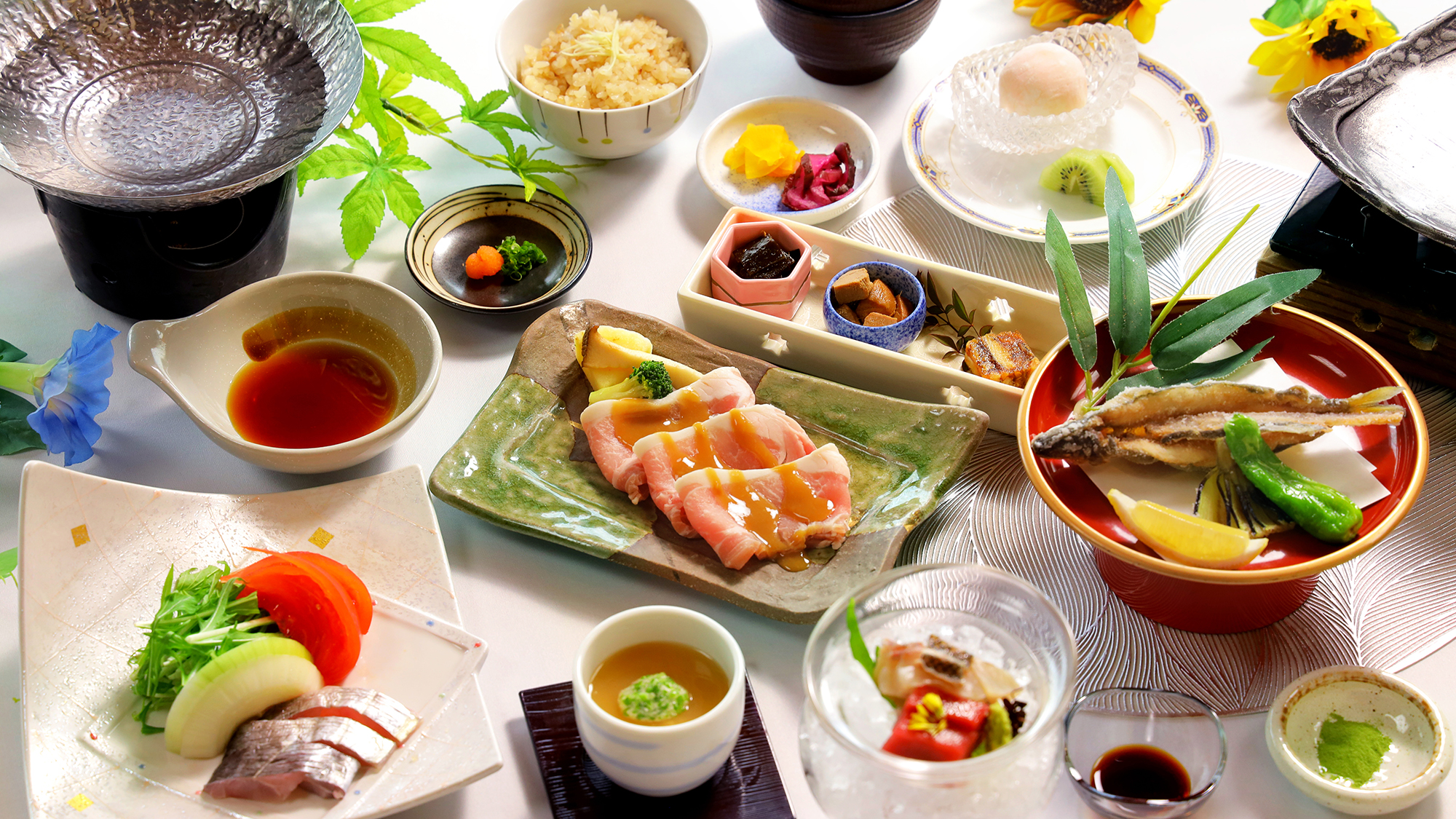 【夏の基本会席】涼やかな旬を味わう、夏のごちそう時間