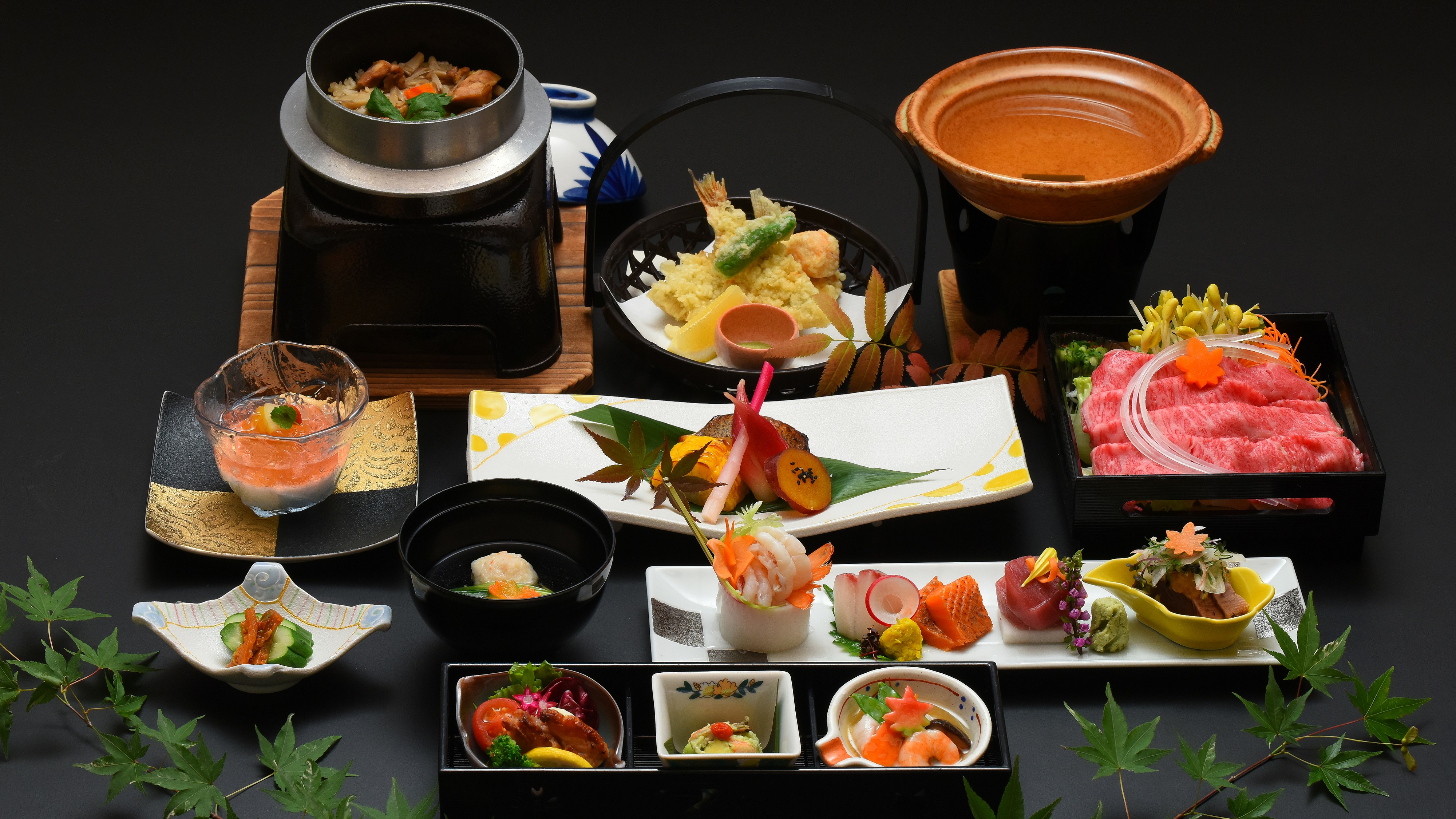 夕食　料理イメージ　お料理控え目プラン