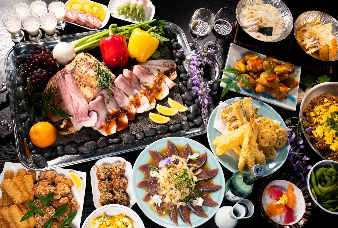 人気NO1！【夕朝食ビュッフェ】河口湖と富士を満喫♪オールインクルーシブ★美食ビュッフェプラン