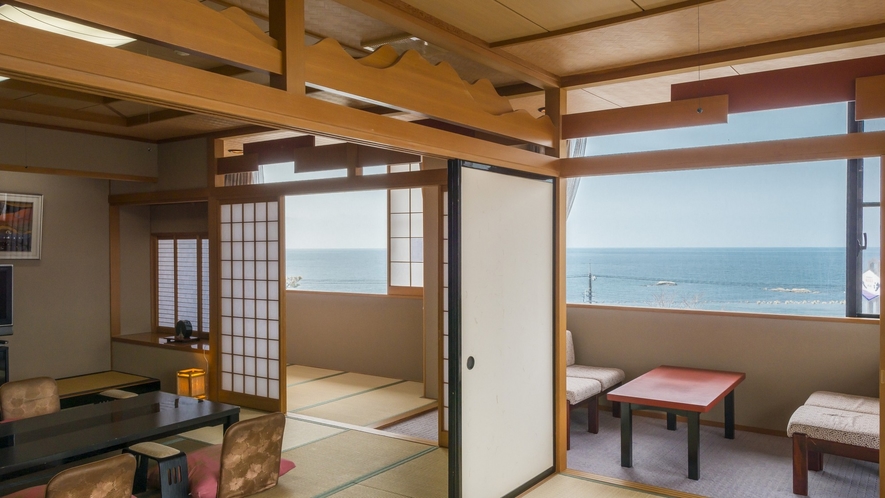 日本海一望の眺望の特別貴賓室