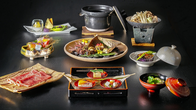 ＜上州ブランド赤城和牛つき逸会席★夕朝食ともに個室食事処＞美味しいお料理を目当てに出掛ける温泉旅