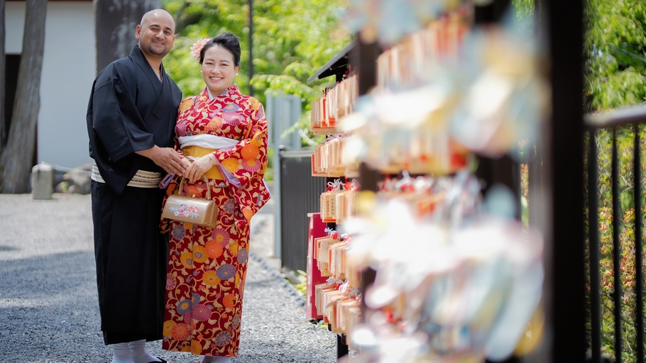＜着物体験をする伊香保旅＞着物でそぞろ歩くレトロでモダンなひと時♪上州ブランド赤城牛付会席／会場食
