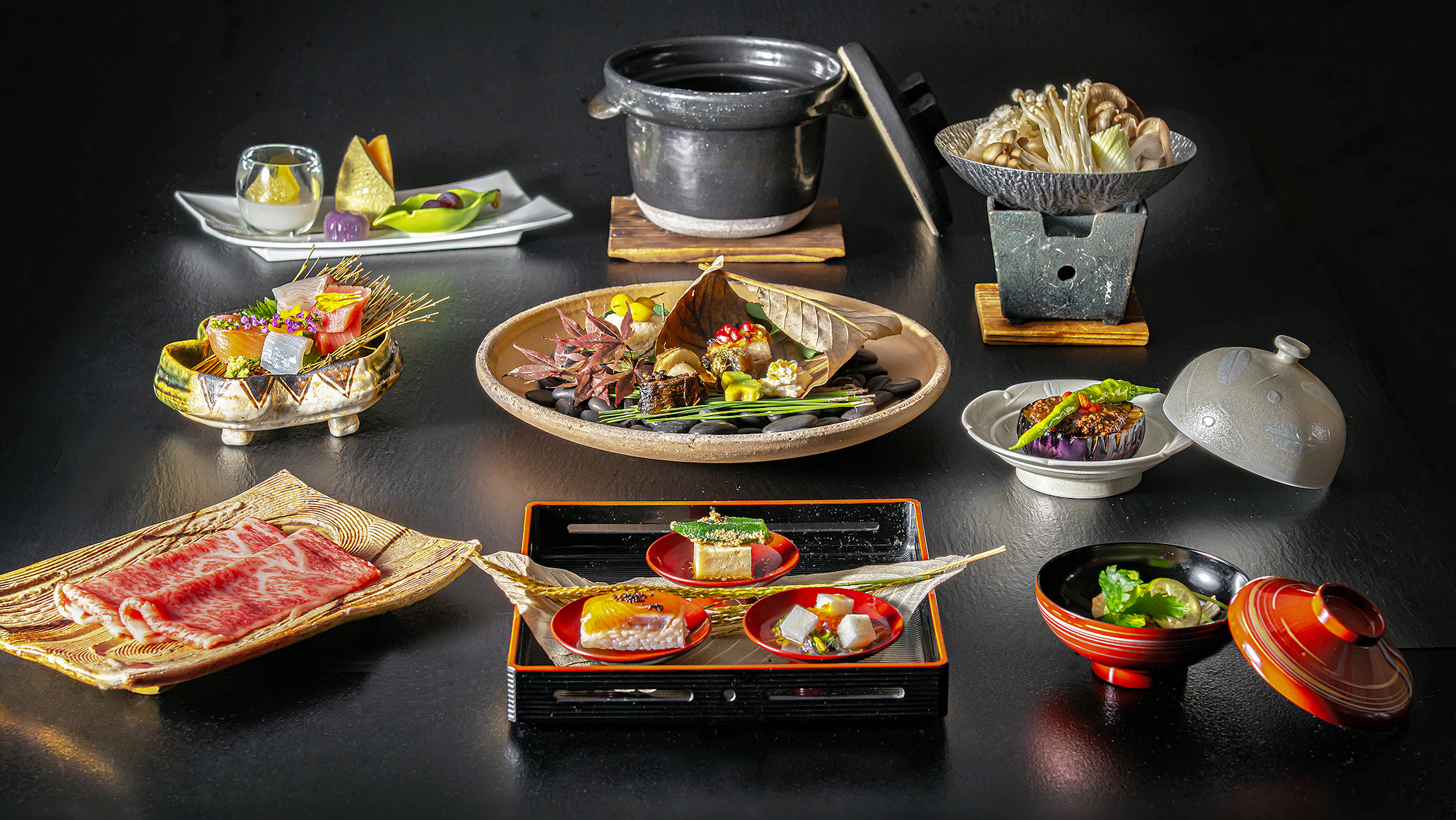 ■お食事■2025年秋献立 上州ブランド赤城和牛付逸会席一例