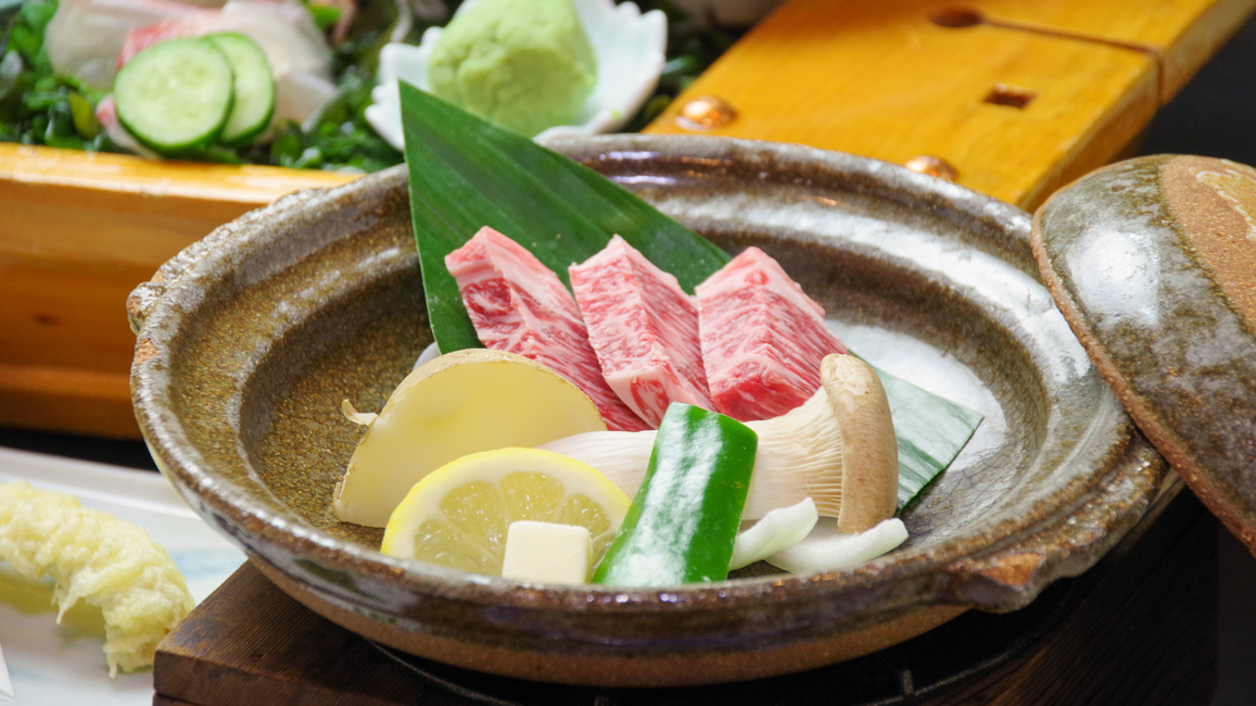 【楽天スーパーSALE】【紀州路】料理長オススメ！紀州のブランド「熊野牛」と瀬戸内の旬の魚の会席料理