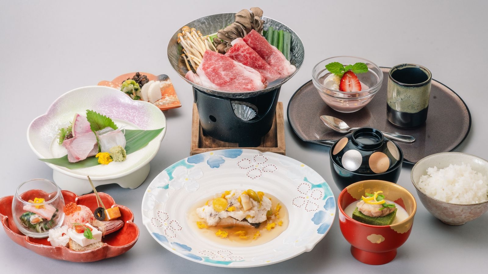 【春SALE】【冬】郷土料理『島根県産牛へか鍋』付き☆山陰の旬食材を使用した冬の創作会席プラン