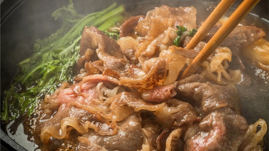 ＜お日にち限定☆グループでお得＞国産牛すき焼き会席　人数が増えるとさらにお得！