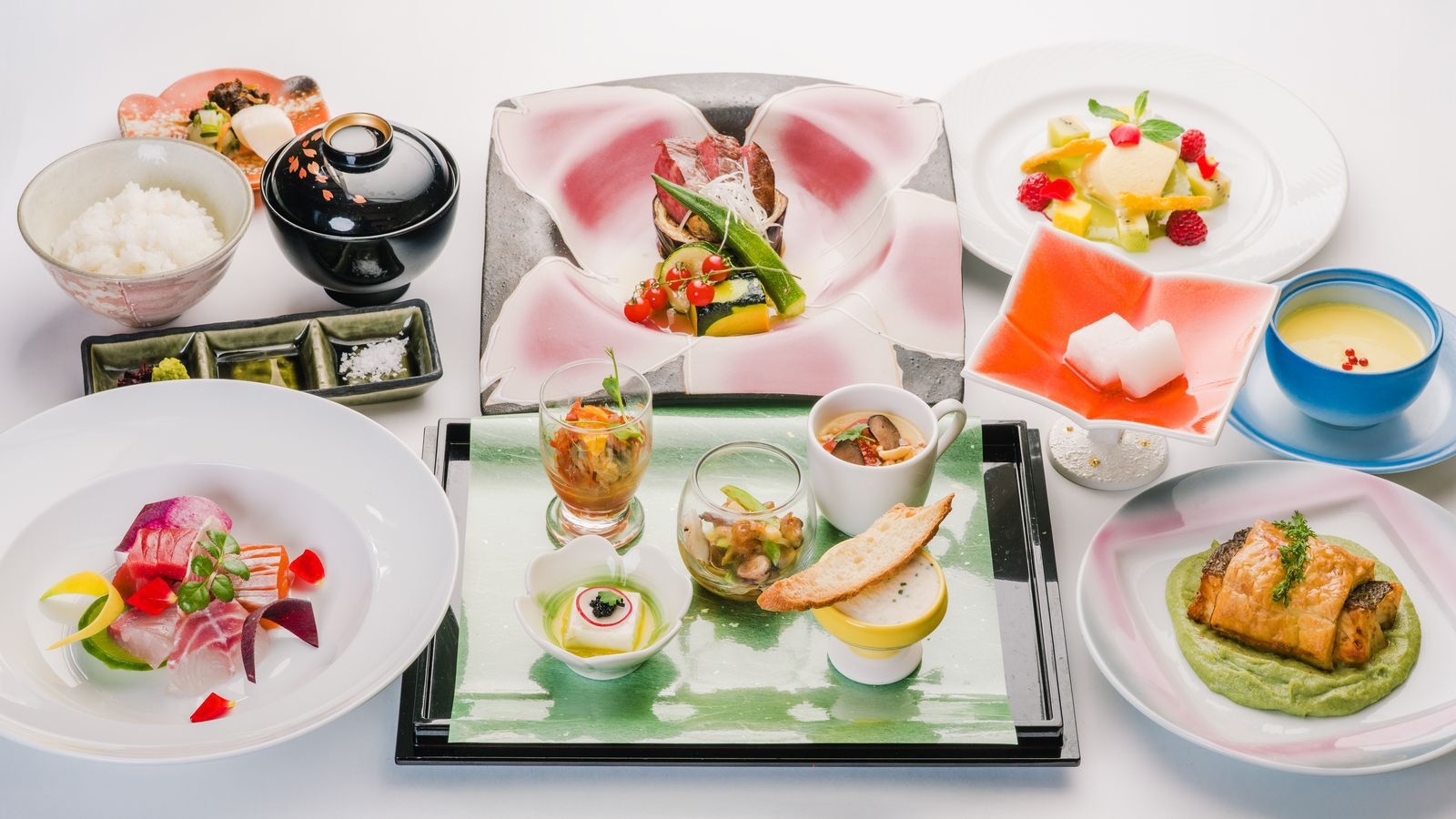 【楽天スーパーSALE】【夏】日本を代表する料理人“熊谷喜八”氏監修の一皿付き☆ワンランク上の会席