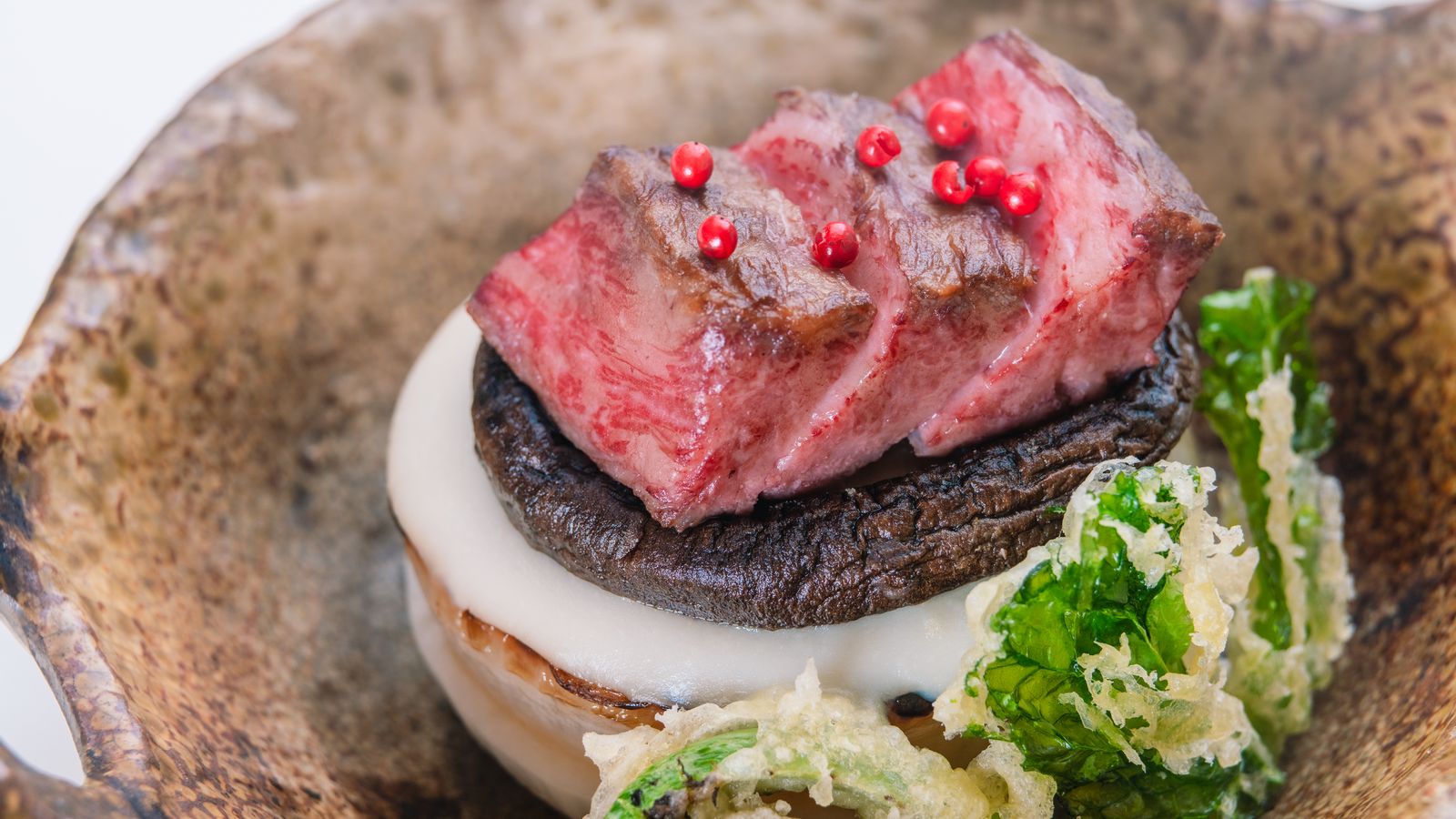 島根県産和牛ステーキと旬の焼き野菜