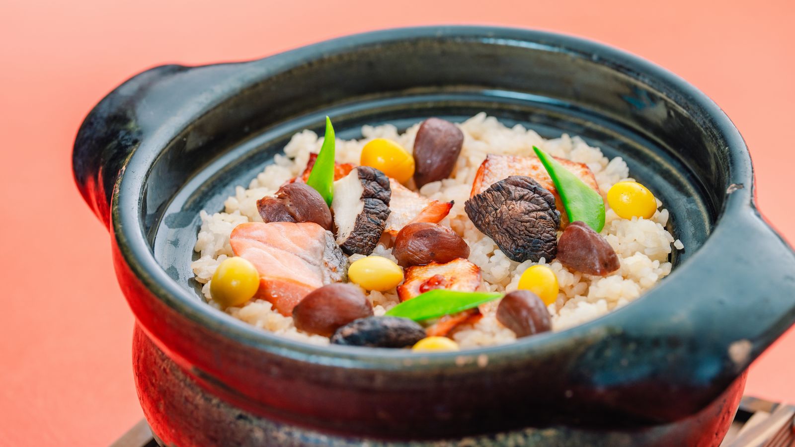 秋の彩りせいろご飯