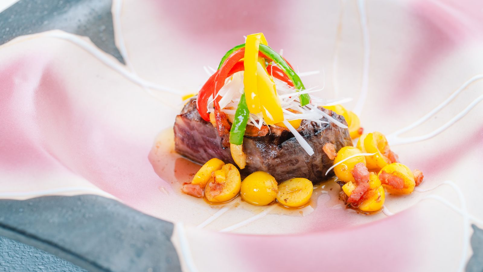 島根和牛ステーキ　～銀杏ソース～