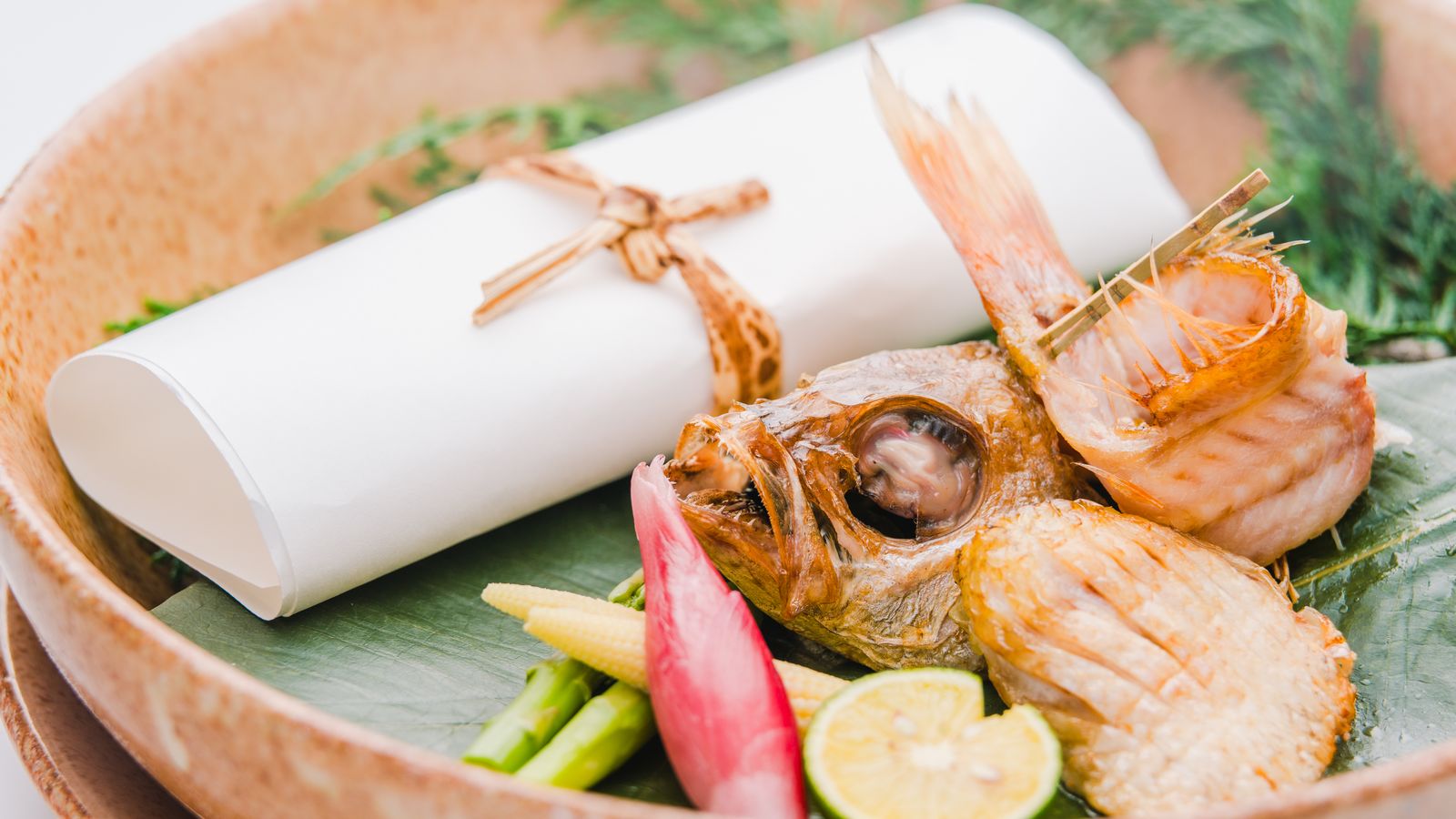 赤い宝石　のどぐろ奉書焼き