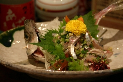 Fish sashimi