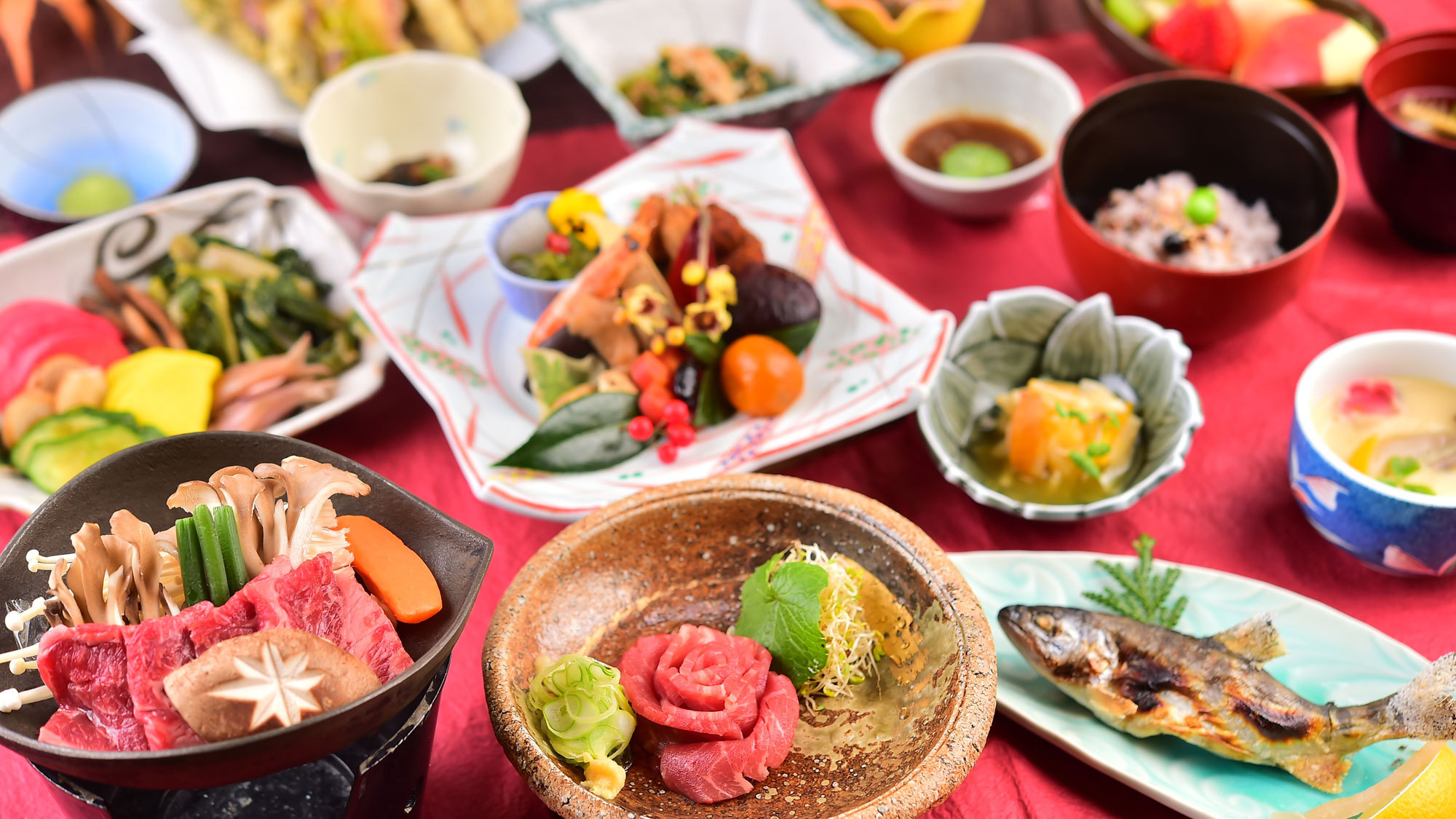 【1泊夕食】安心個室で、信州の食材をふんだんにつかったご夕食を。朝はゆっくり過ごしたい方に★