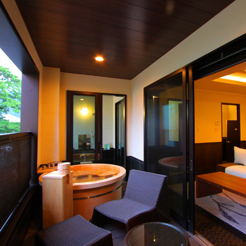 [Guest room] Western-style room with open-air bath