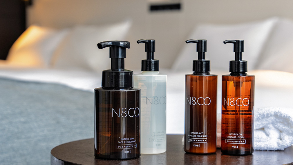 KOSE「NATURE&CO」のアメニティ