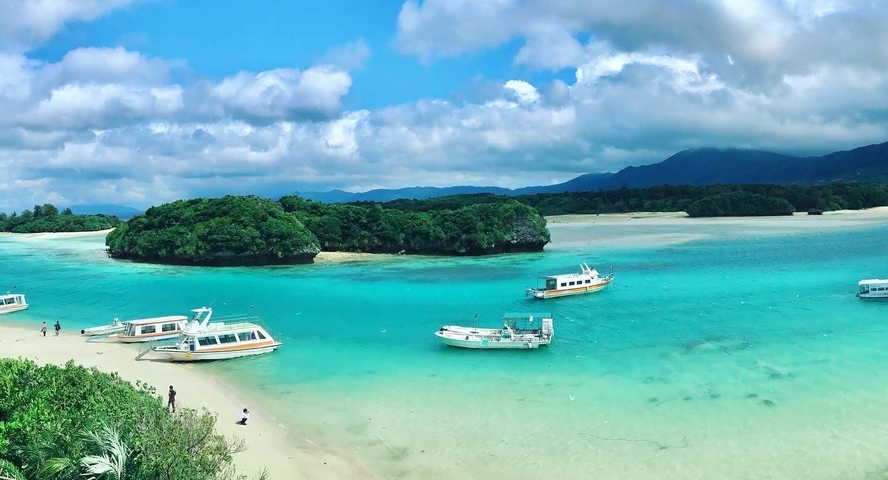 川平湾まで歩いてすぐ