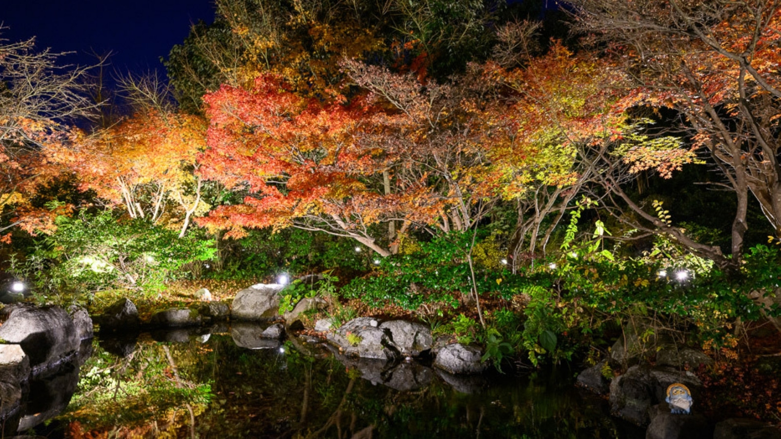 【閑雅の庭】敷地内の庭園「閑雅の庭」は四季折々の姿を見せてくれる日本庭園です。