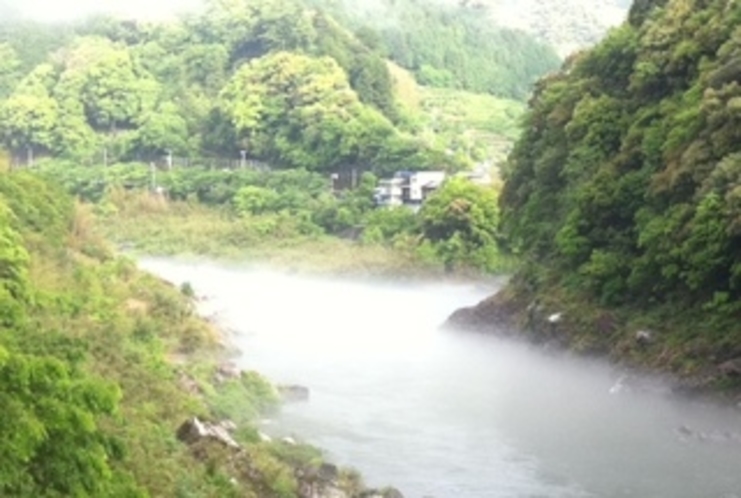 霧の仁淀川in仁淀川町大崎地区